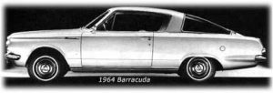 Plymouth Barracuda 1964 fastback